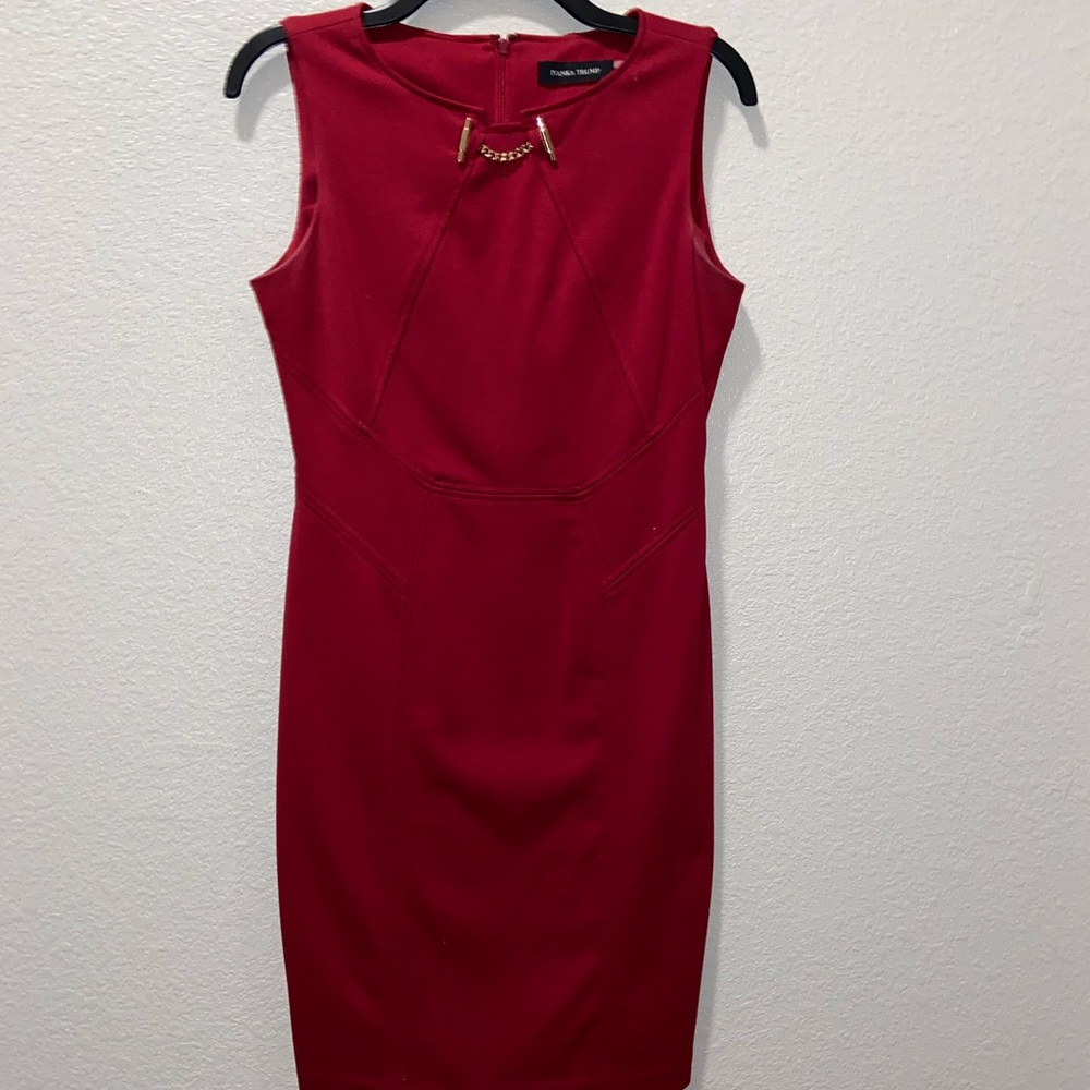 Ivanka Trump Maroon Dress